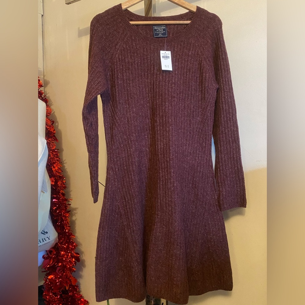 Abercrombie and Fitch Sweater Flare Dress XLP